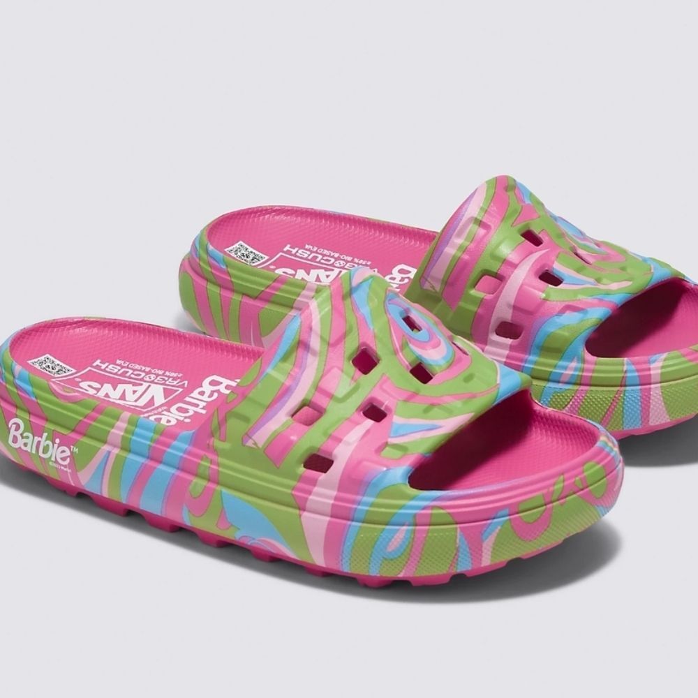 Vans X‎ Barbie VR3 Cush Slide On Sandals
